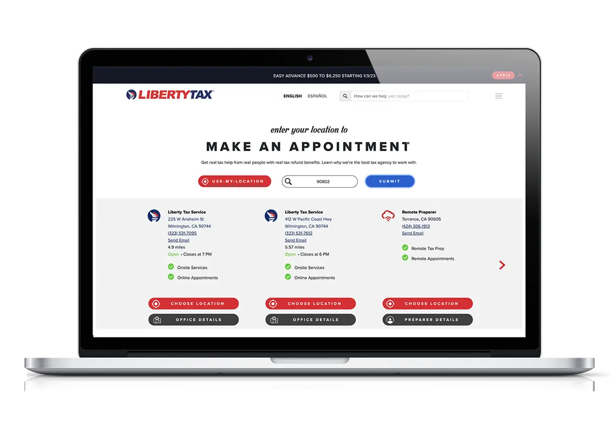 liberty tax website